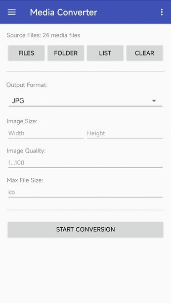 Media Converter - Image screenshot of android app