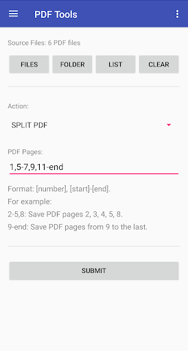 PDF Tools - Image screenshot of android app