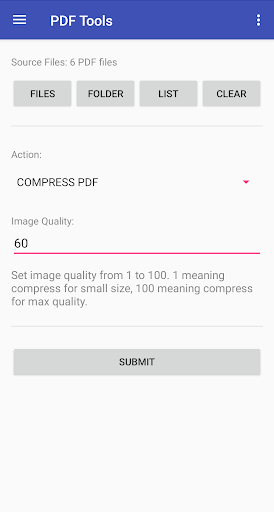 PDF Tools - Image screenshot of android app