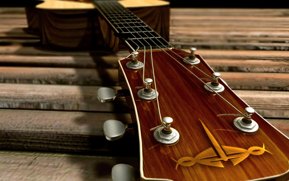 Acoustic Guitar Live Wallpaper - عکس برنامه موبایلی اندروید