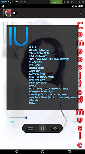 IU Best Songs Album - Image screenshot of android app