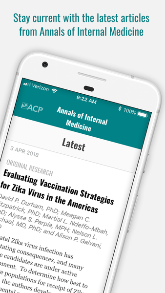 Annals of Internal Medicine - Image screenshot of android app