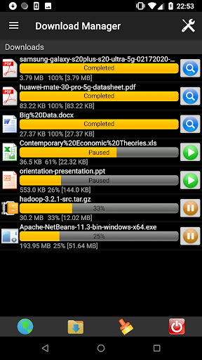 Download Manager - Image screenshot of android app