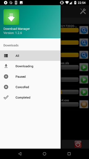 Download Manager - عکس برنامه موبایلی اندروید