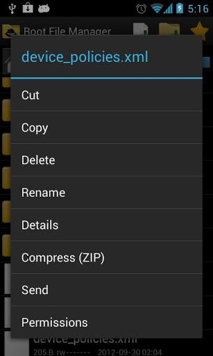 Root File Manager - عکس برنامه موبایلی اندروید