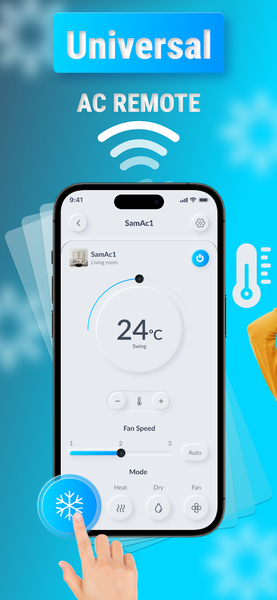 AC Remote - Air Conditioner - عکس برنامه موبایلی اندروید