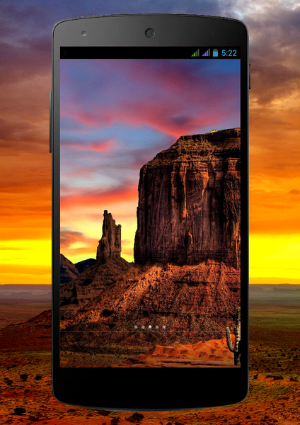 Beautiful Desert Day Live Wallpaper - Image screenshot of android app