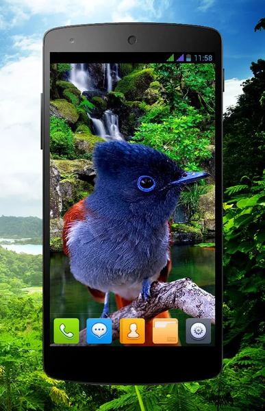 ۳D birds parallax - عکس برنامه موبایلی اندروید