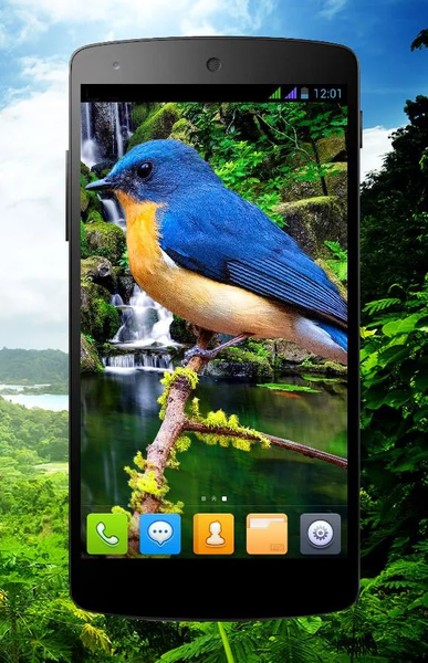 ۳D birds parallax - عکس برنامه موبایلی اندروید