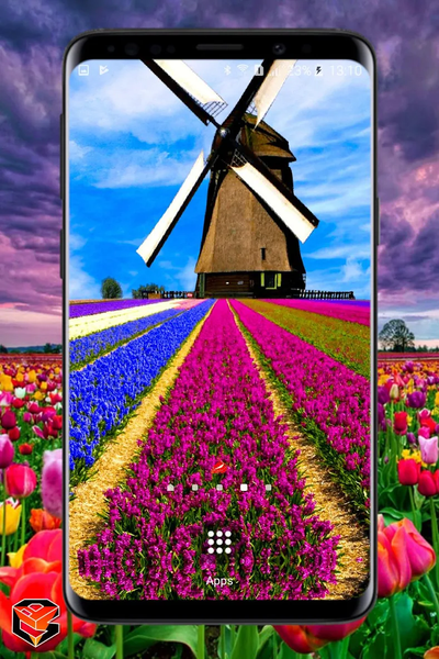 Flower Fields Live Wallpaper - عکس برنامه موبایلی اندروید