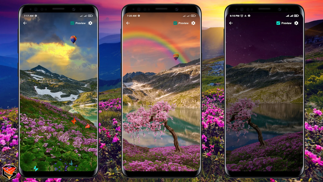 Mountain Landscape Wallpaper - عکس برنامه موبایلی اندروید