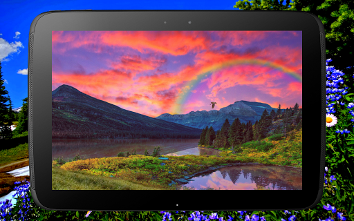 Mountain Spring Live Wallpaper - Image screenshot of android app