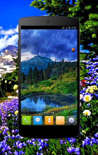 Mountain Spring Live Wallpaper - Image screenshot of android app