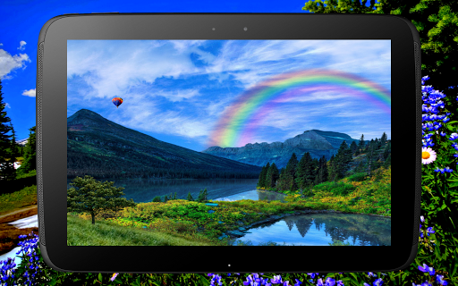 Mountain Spring Live Wallpaper - Image screenshot of android app