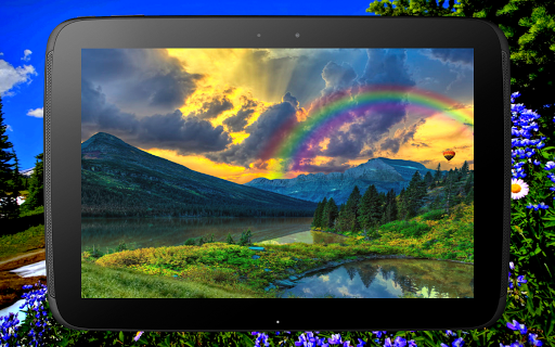 Mountain Spring Live Wallpaper - Image screenshot of android app