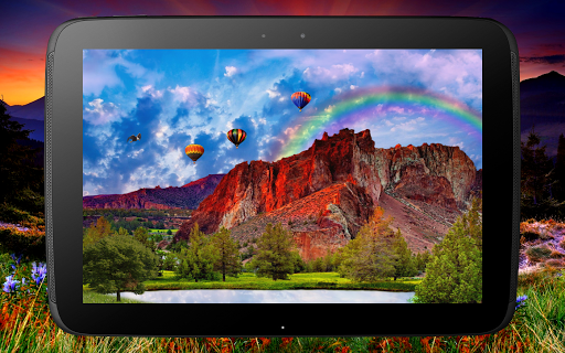 Red Mountain Live Wallpaper - عکس برنامه موبایلی اندروید