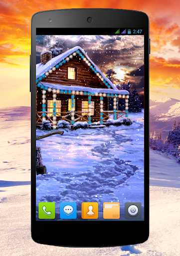 Winter Holiday Live Wallpaper - عکس برنامه موبایلی اندروید