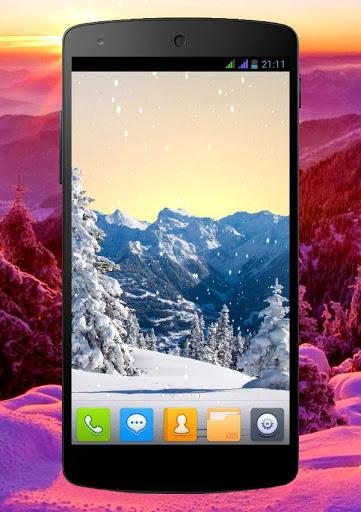 Winter Live Wallpaper - Image screenshot of android app