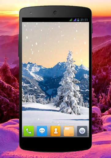 Winter Live Wallpaper - Image screenshot of android app