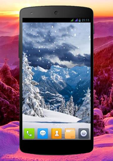 Winter Live Wallpaper - عکس برنامه موبایلی اندروید