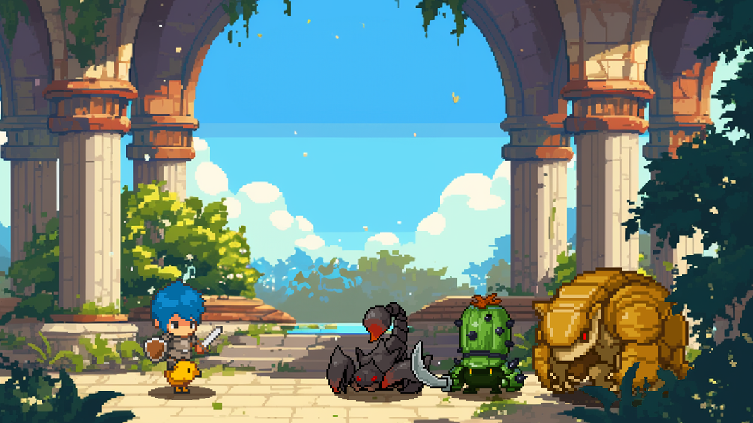 Dragon Slayer : Pixel Idle RPG - Gameplay image of android game