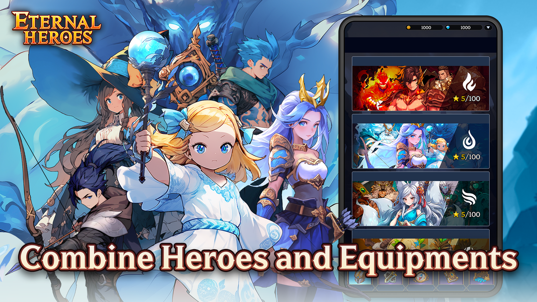 Eternal Heroes : Get 3000Draws - عکس بازی موبایلی اندروید