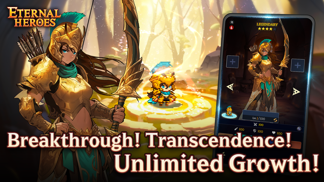 Eternal Heroes : Get 3000Draws - Gameplay image of android game