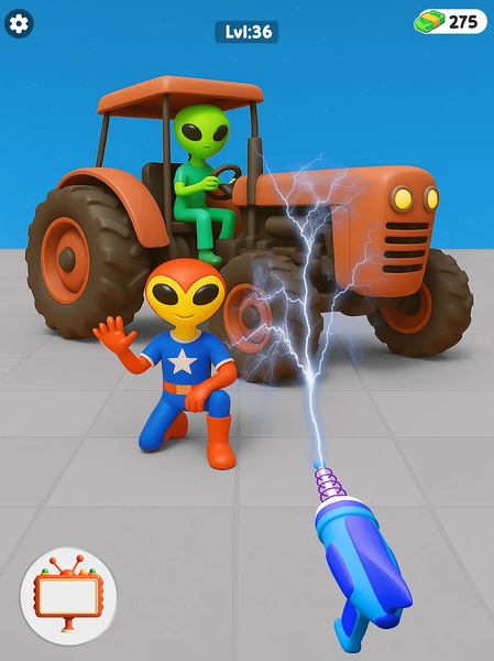 Stupid Aliens Hunting Time - Gameplay image of android game