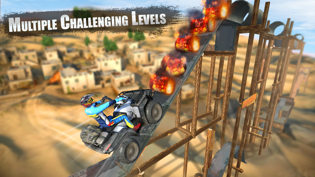 ATV Quad Bike Race ATV Offroad - Gameplay image of android game