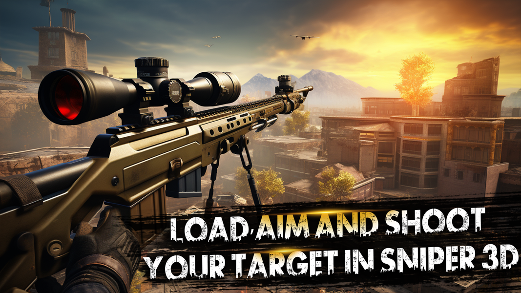 Sniper 3D・Gun Shooting Games - Gameplay image of android game