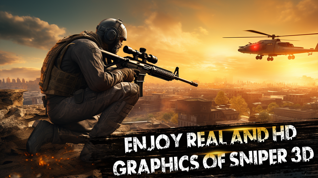 Sniper ۳D・Gun Shooting Games - عکس بازی موبایلی اندروید