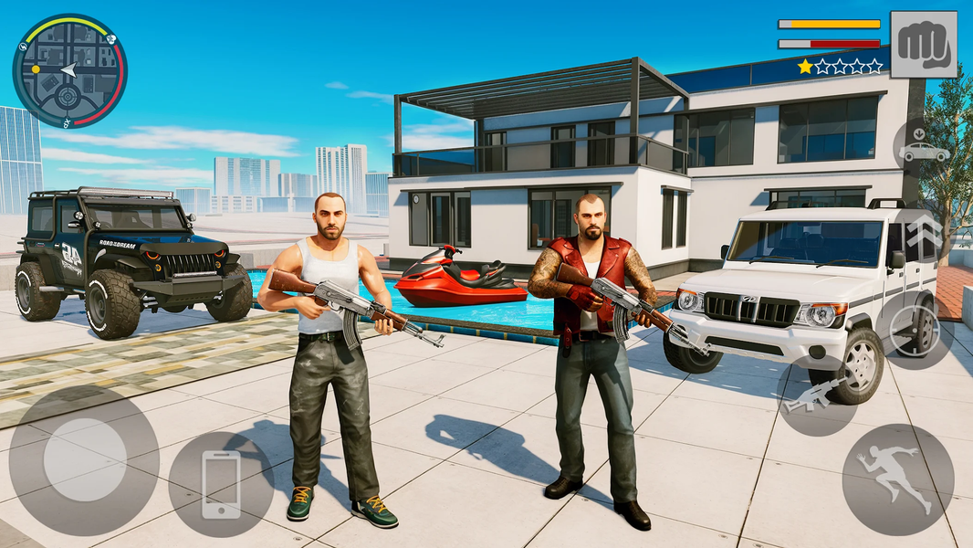 Indian Bike Crime Mafia City - Gameplay image of android game