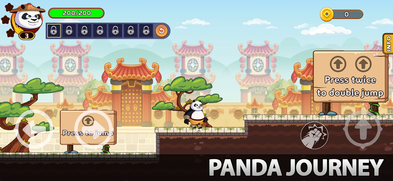 Panda Master: Legend of Stick - Gameplay image of android game