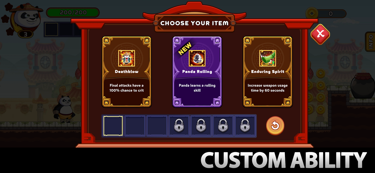 Panda Master: Legend of Stick - Gameplay image of android game