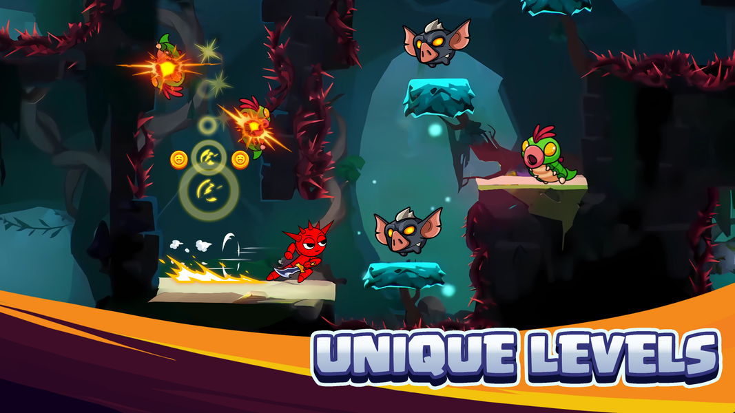 Stick Blade: Sword of Red - Gameplay image of android game