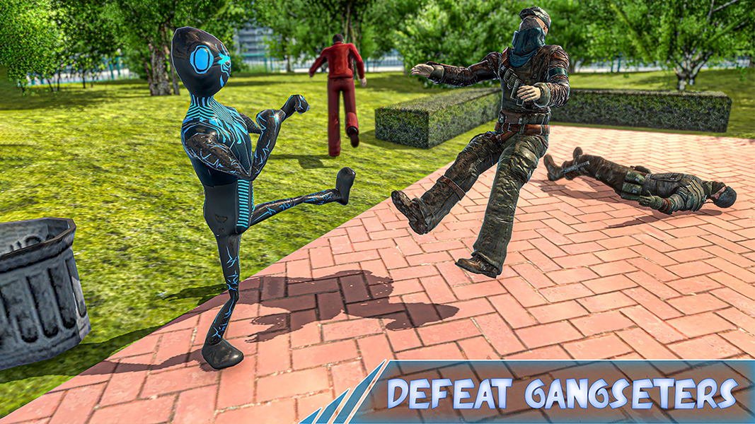 Mighty Stick Rope Hero - عکس بازی موبایلی اندروید