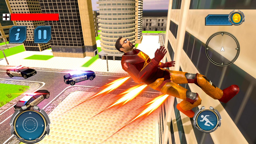 Light Superhero Speed Hero - Gameplay image of android game