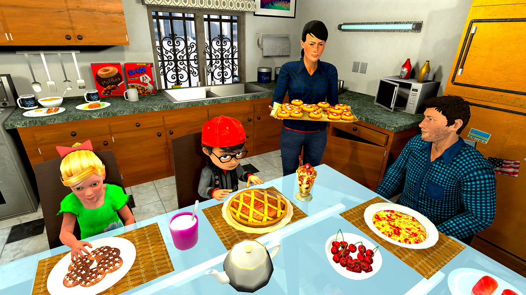 Virtual Single Mom Family Life - Gameplay image of android game