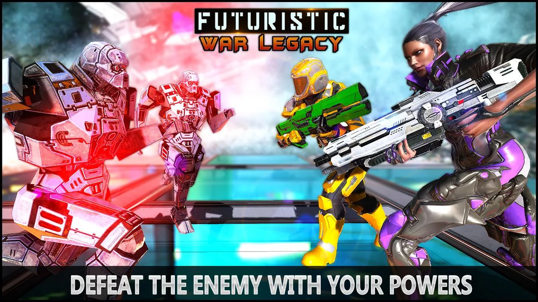 Futuristic War Robots Legacy - Gameplay image of android game