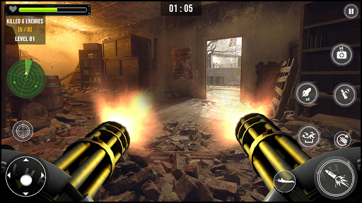 Machine Gun Simulation : Guns Shooting Simulator - Gameplay image of android game