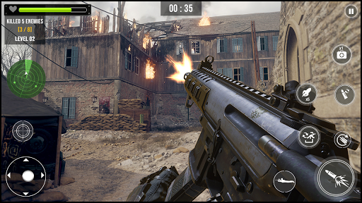 Machine Gun Simulation : Guns Shooting Simulator - Gameplay image of android game