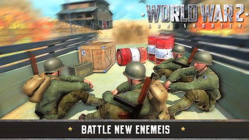 World war ۲ Gun shooter: Free WW۲ FPS Games ۲۰۲۰ - عکس بازی موبایلی اندروید