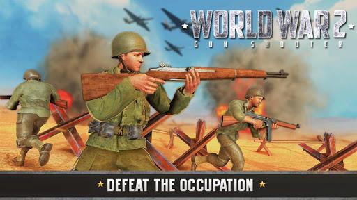 World war 2 Gun shooter: Free WW2 FPS Games 2020 - عکس بازی موبایلی اندروید