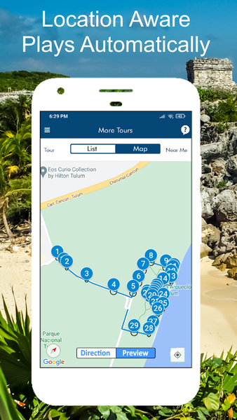 Tulum Ruins Tour Guide Cancun - Image screenshot of android app