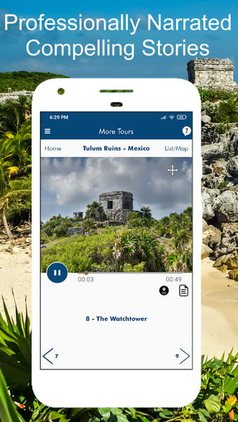 Tulum Ruins Tour Guide Cancun - Image screenshot of android app