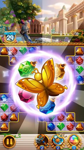 Jewel Athena: Match 3 blast - Gameplay image of android game