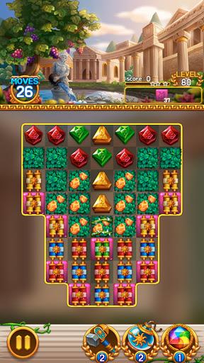 Jewel Athena: Match 3 blast - Gameplay image of android game