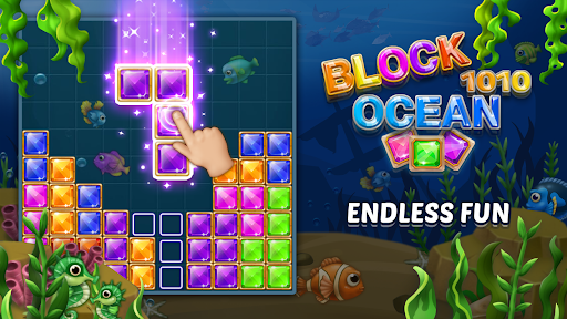 Block Ocean Puzzle 1010 - Gameplay image of android game