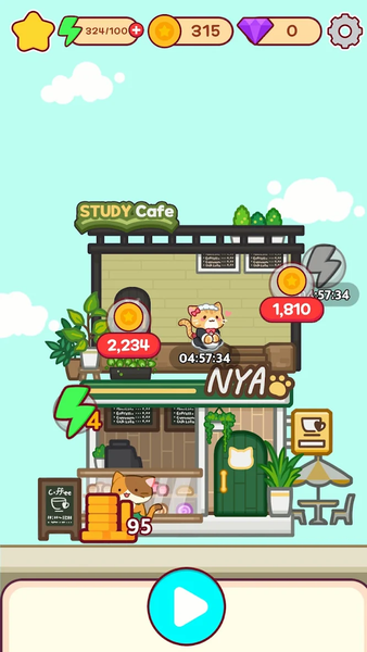 Merge Meow Cafe : Coffee cat - عکس بازی موبایلی اندروید