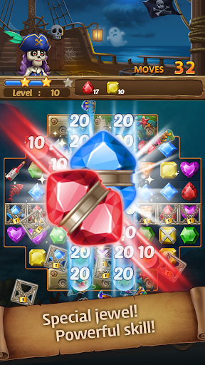 Jewels Ghost Ship: jewel games - عکس بازی موبایلی اندروید